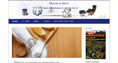 Desktop Screenshot of maison-et-decors.com